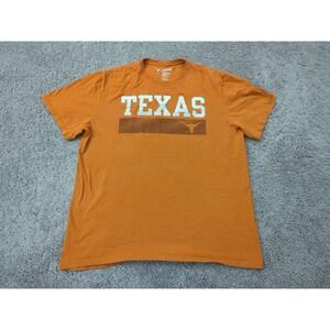 Texas Longhorns T Shirt Mens XL Short Sleeve NCAA Longhorn Apparel Orange